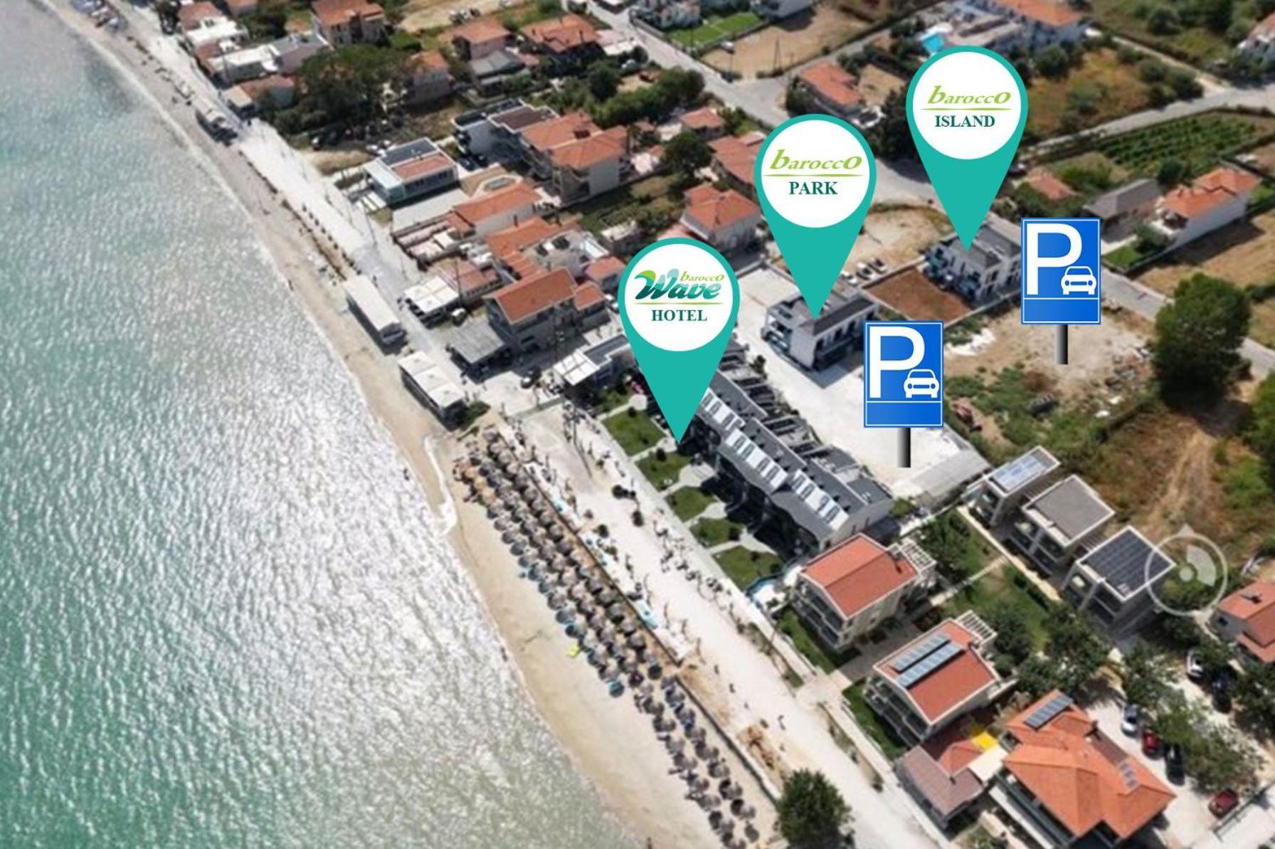 Barocco Wave Hotel Скала-Потамиас Экстерьер фото